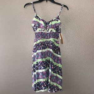 Energie Purple and Green Sundress